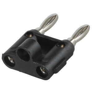 Parts Express Dual Banana Plug Black